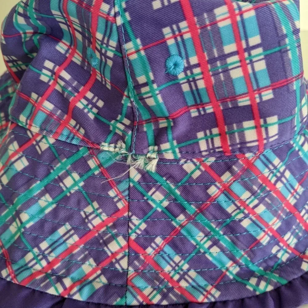 UV Skinz Purple Pink Reversible Bucket Sun Hat Toddler 3T-4T